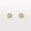 Trinity Stud Earrings, 2 Diamonds Trinity Stud Earrings, 2 Diamonds