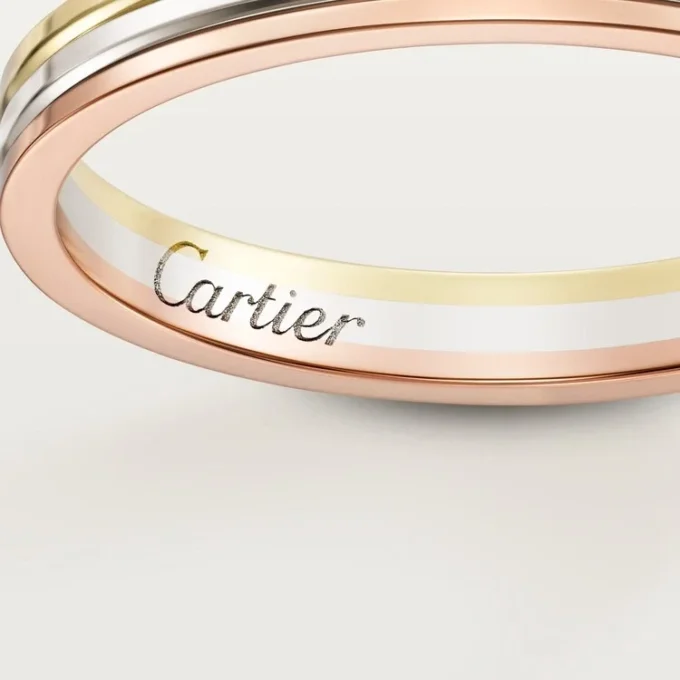 Trinity Wedding Band – White Gold, Pink Gold, Yellow Gold – Cartier Trinity Wedding Band – White Gold, Pink Gold, Yellow Gold – Cartier
