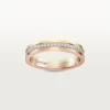 Trinity Wedding Band – White Gold, Yellow Gold, Pink Gold, Diamonds – Cartier Trinity Wedding Band – White Gold, Yellow Gold, Pink Gold, Diamonds – Cartier