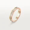 Trinity Wedding Band – White Gold, Yellow Gold, Pink Gold, Diamonds – Cartier Trinity Wedding Band – White Gold, Yellow Gold, Pink Gold, Diamonds – Cartier